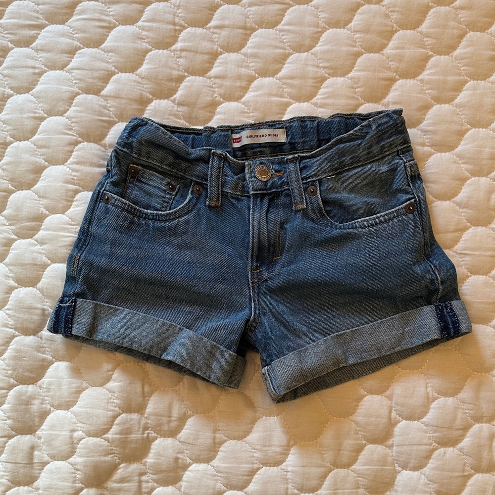 Levi's Kids Blue Denim Shorts